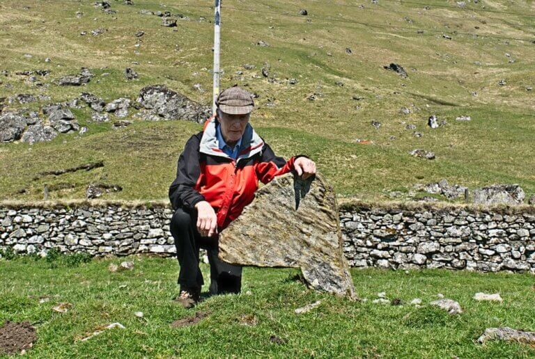 Bhacain standing stone Glen Lyon