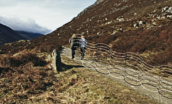 Waves from people walking