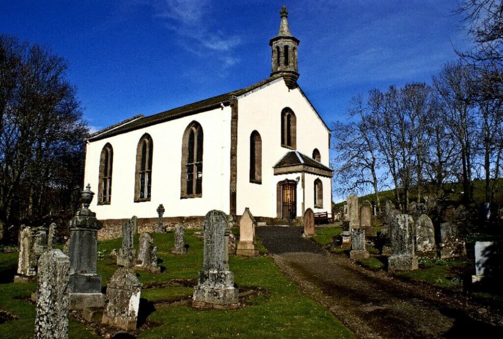 monzie church, elementor – Ley Lines, amplifying, ill health, how they work Monzie church