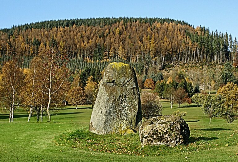 Stone circle, Crieff golf copurse