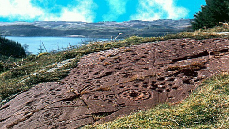 Ormaig cup marked rock