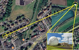 The Kinross radar dome is responsible for ghostly phenomen