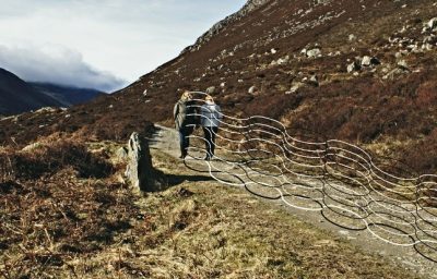 Waves from people walking