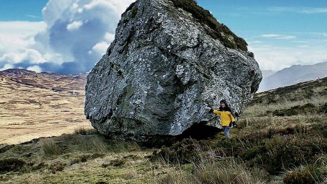 rocking stone, Glen Tarken The Rocking Stone of Glen Tarken