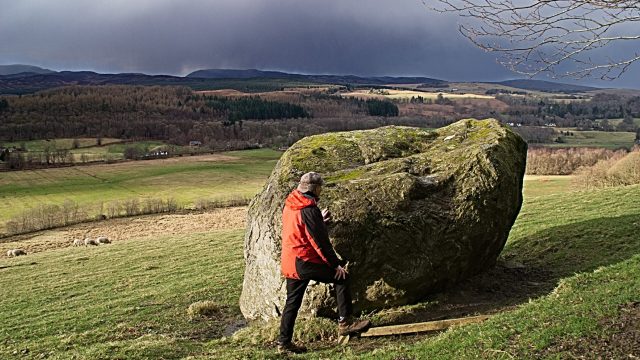 Samson Stone, Crieff Samson stone, Crieff